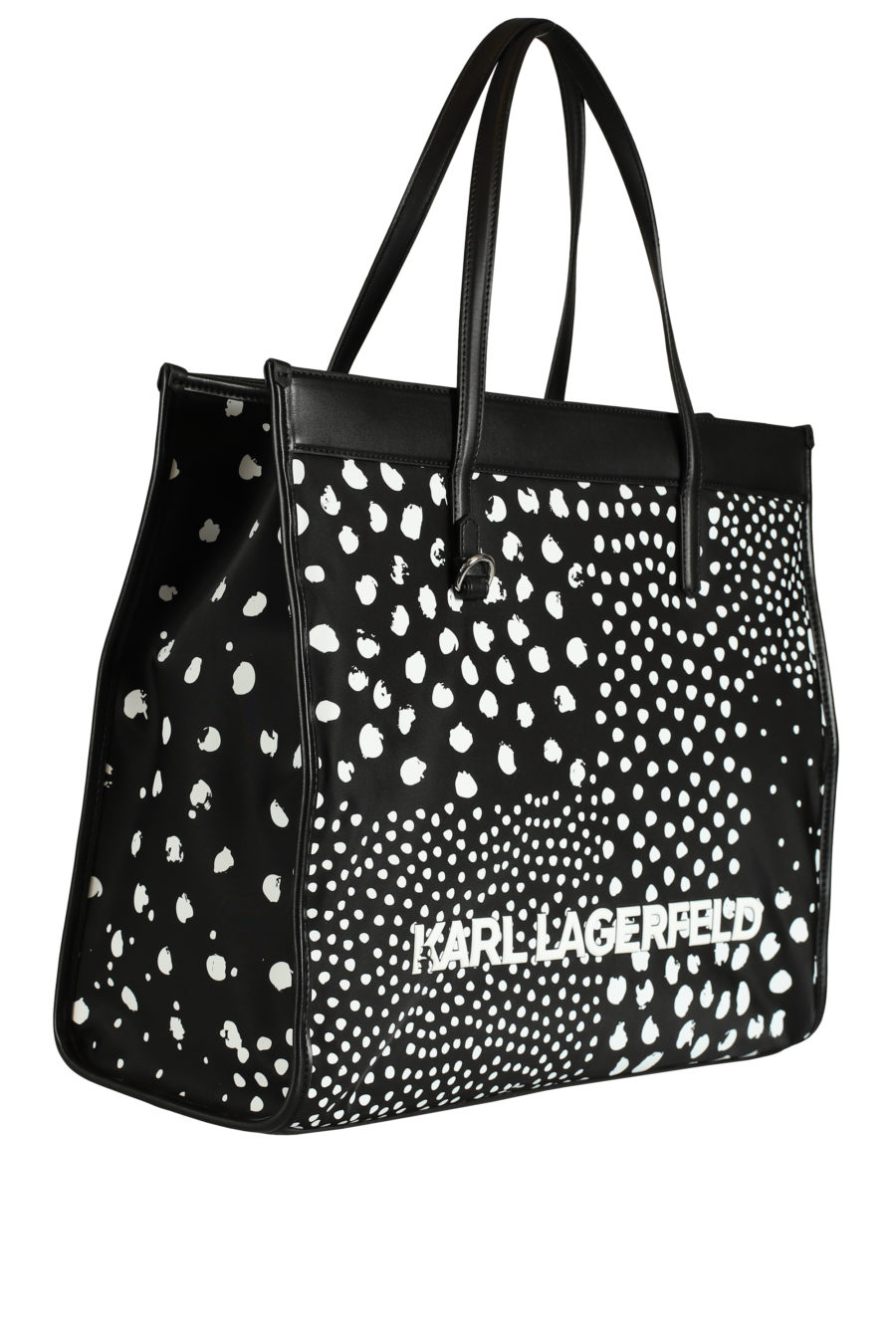 Large black polka dot bag - IMG 3557