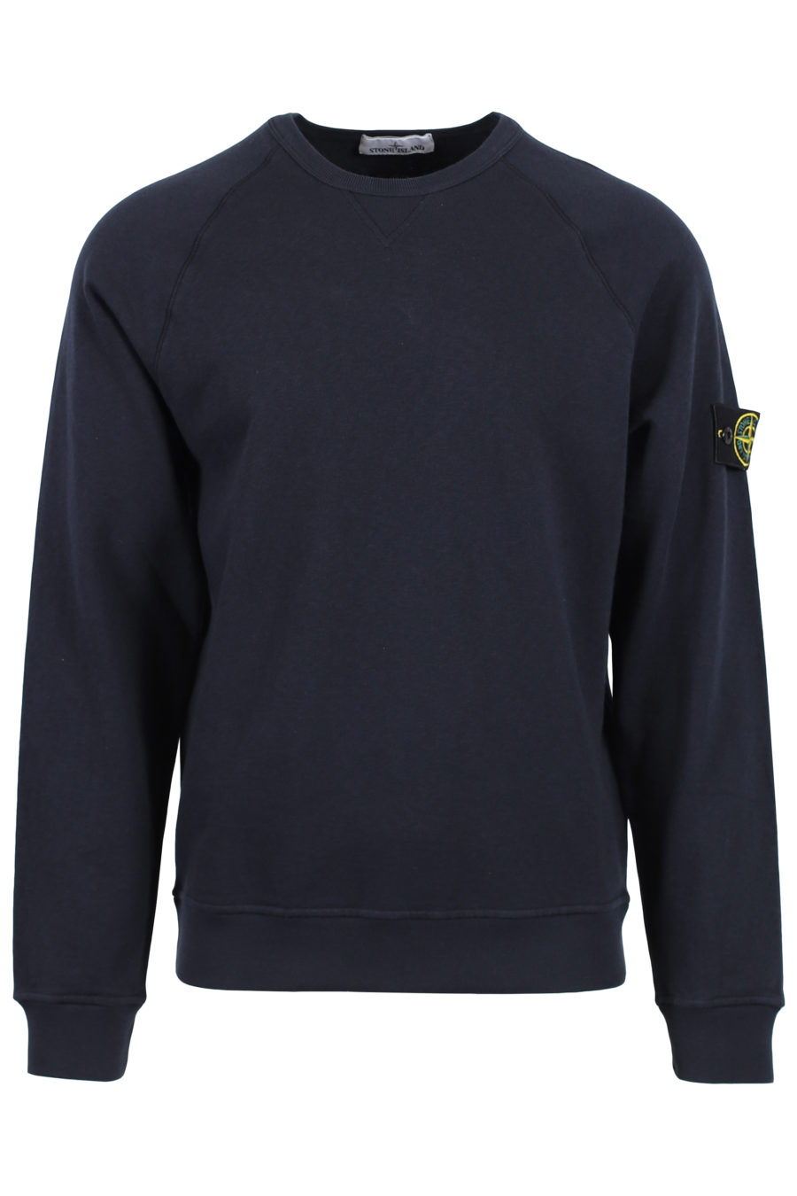 Marineblaues Sweatshirt mit Aufnäher - IMG 3648