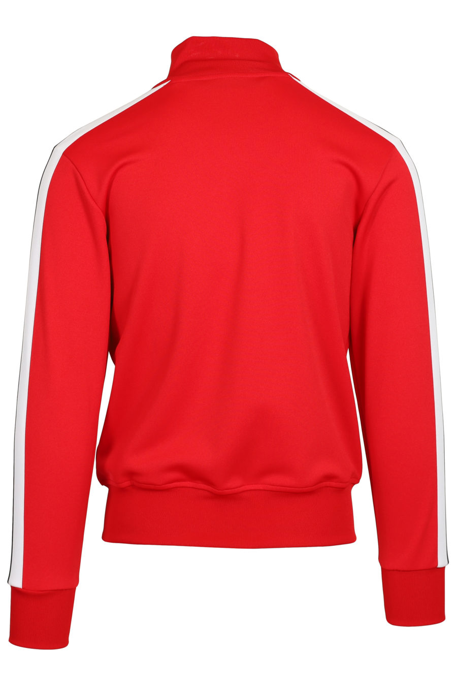 Chaqueta roja con logotipo y rayas laterales - IMG 3681