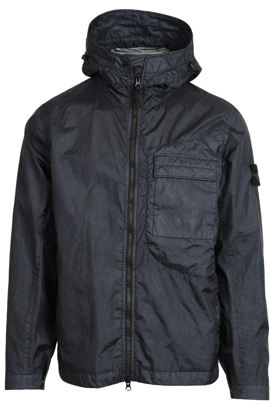 Blue jacket with hood - IMG 3692
