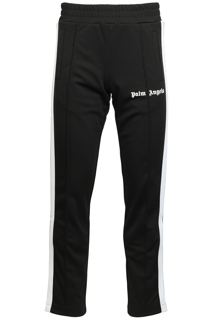 Pantalón negro con logotipo y rayas laterales - IMG 3748