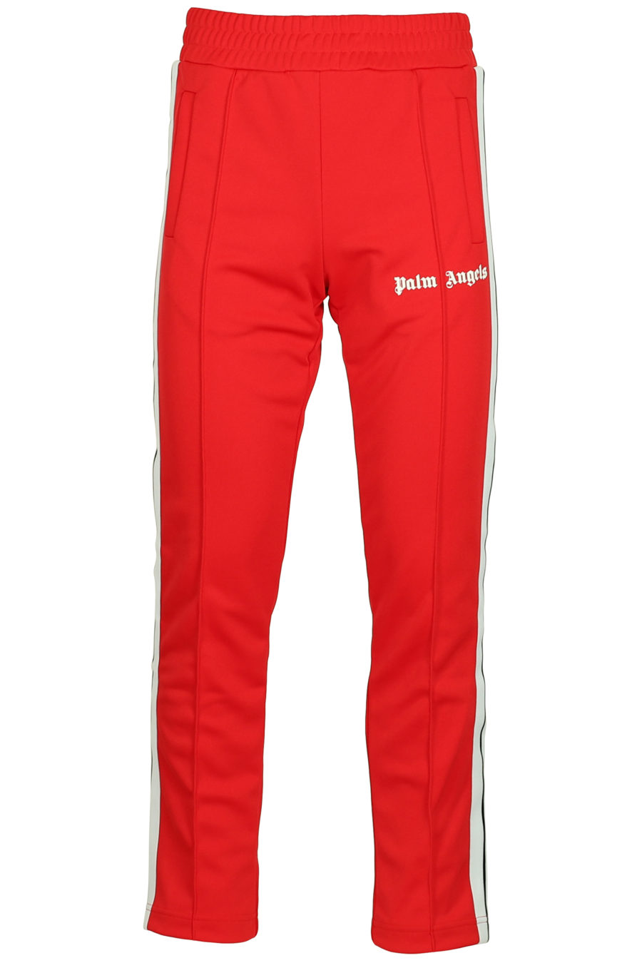 Pantalon rouge avec logo et bandes latérales - IMG 3766