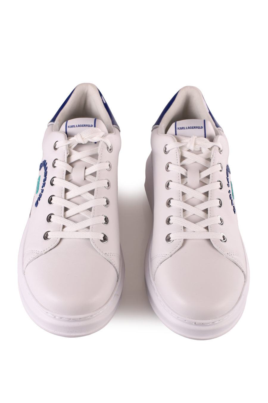 Zapatillas blancas "Kapri" logo metalizado - IMG 4591
