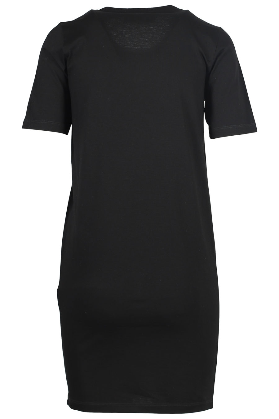 Vestido camiseta negro con logo "Icon" spray - IMG 5507