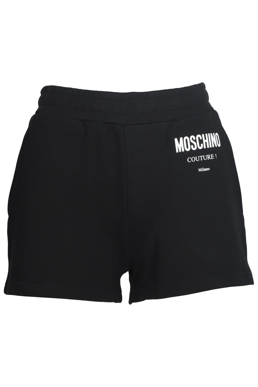 Pantalón corto negro con logo - IMG 5596