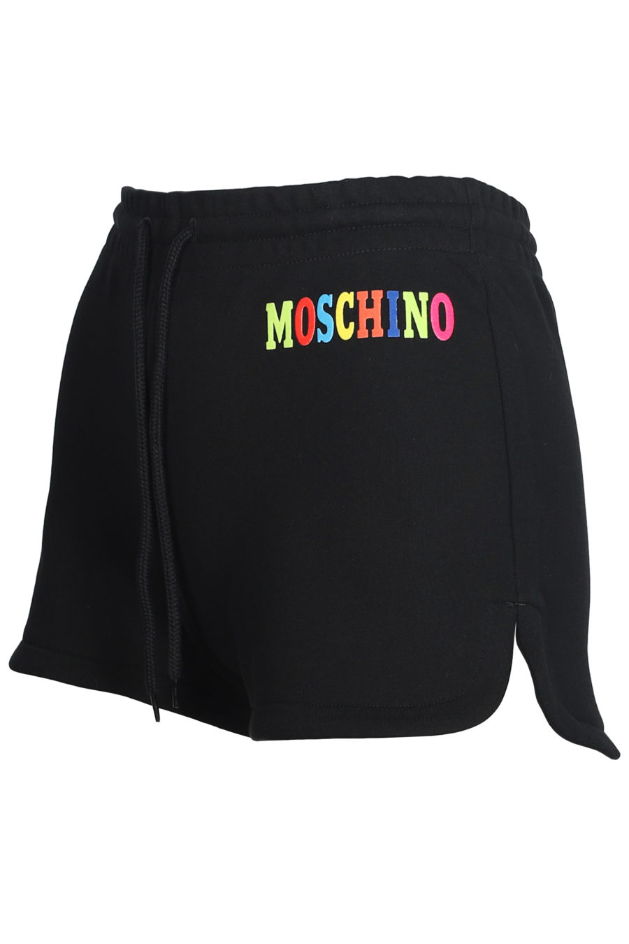 Pantalón corto negro con logo de colores - IMG 5603