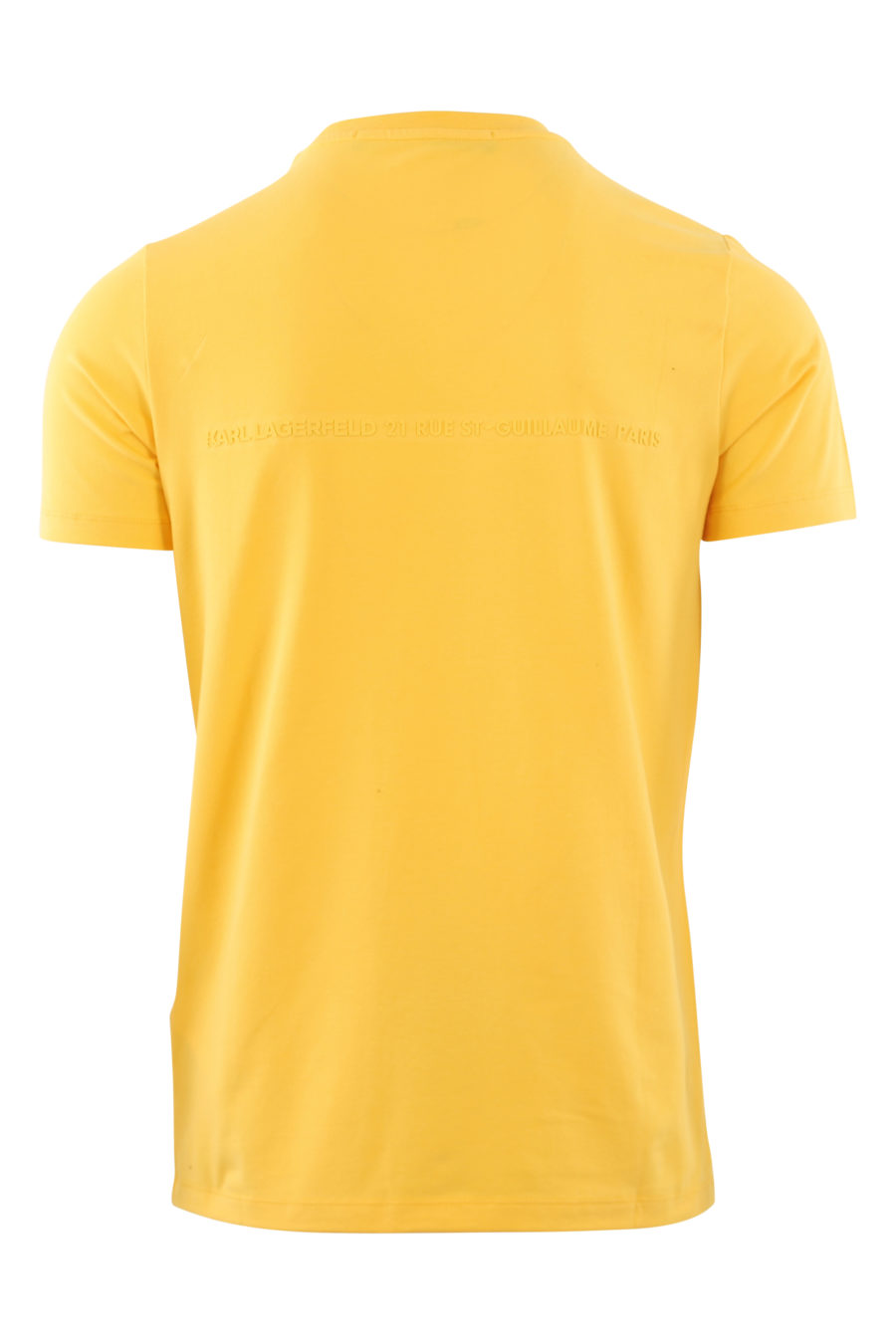 Camiseta amarilla con logo de goma amarillo - IMG 6497