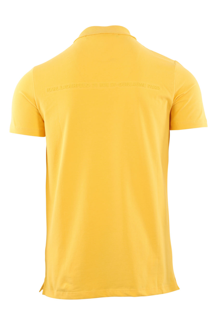 Polo amarillo con logo de goma - IMG 6502