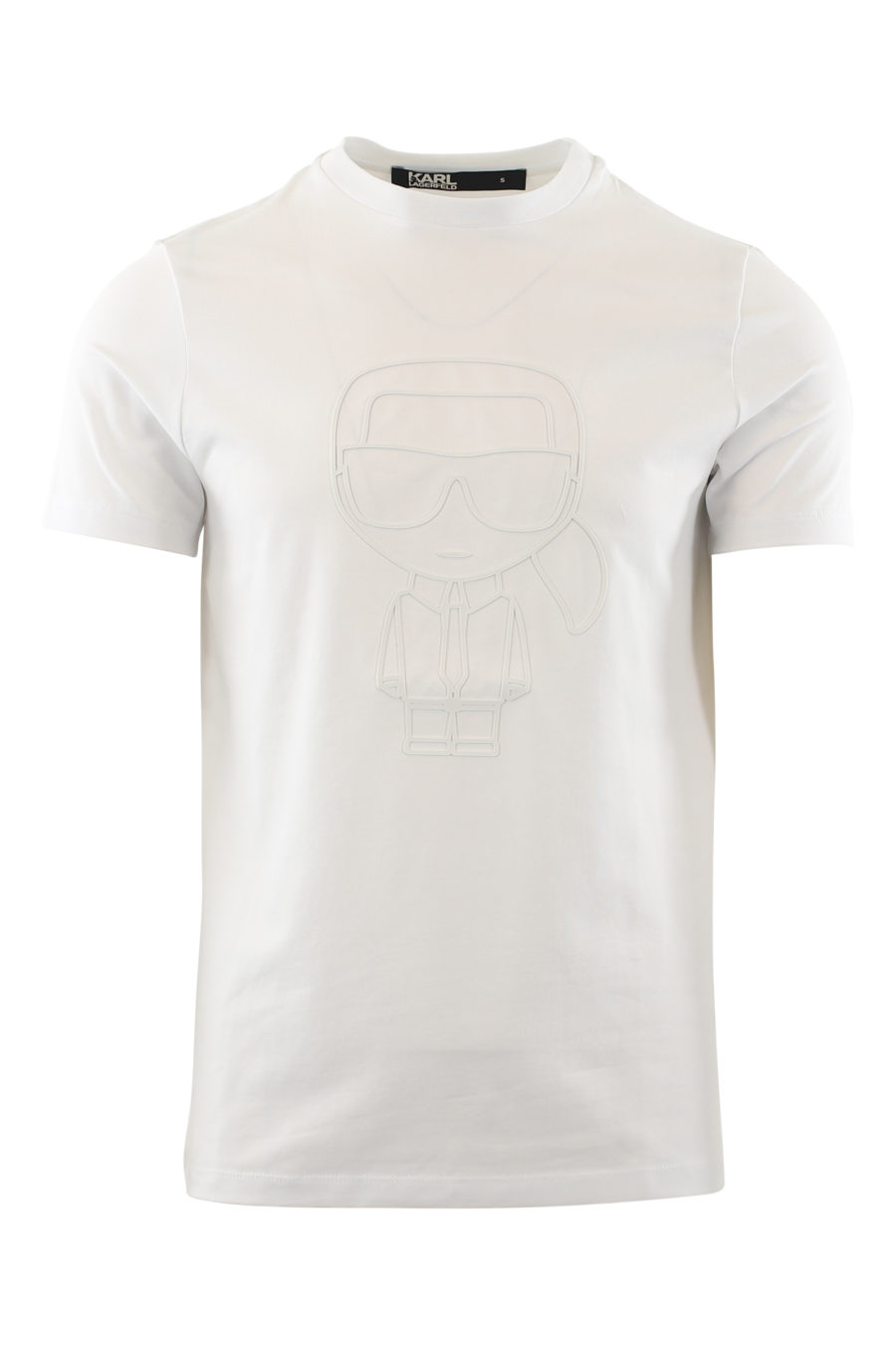 Camiseta blanca con logo de goma blanco - IMG 6525