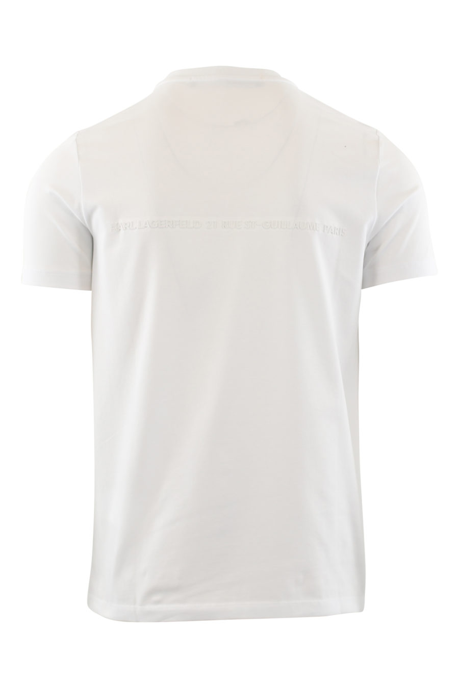 Camiseta blanca con logo de goma blanco - IMG 6526