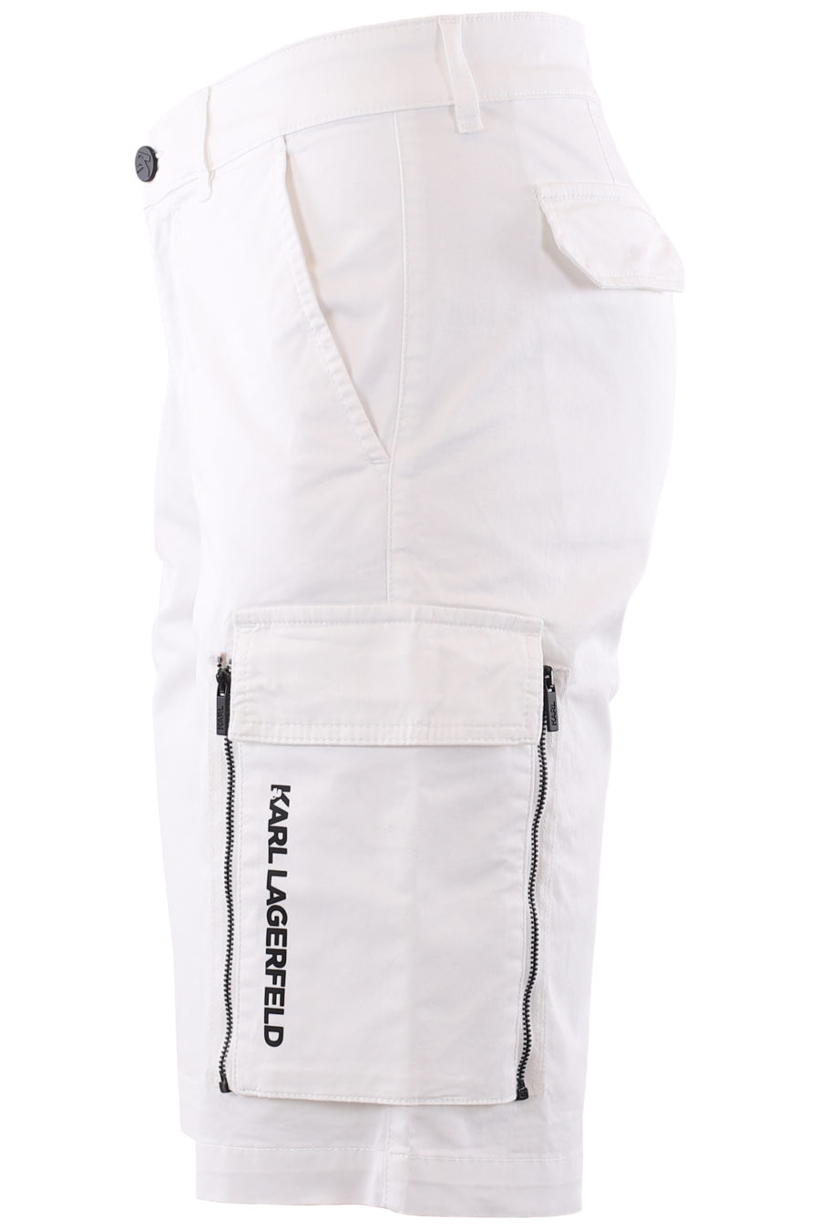 Pantalón corto blanco cargo - IMG 6631