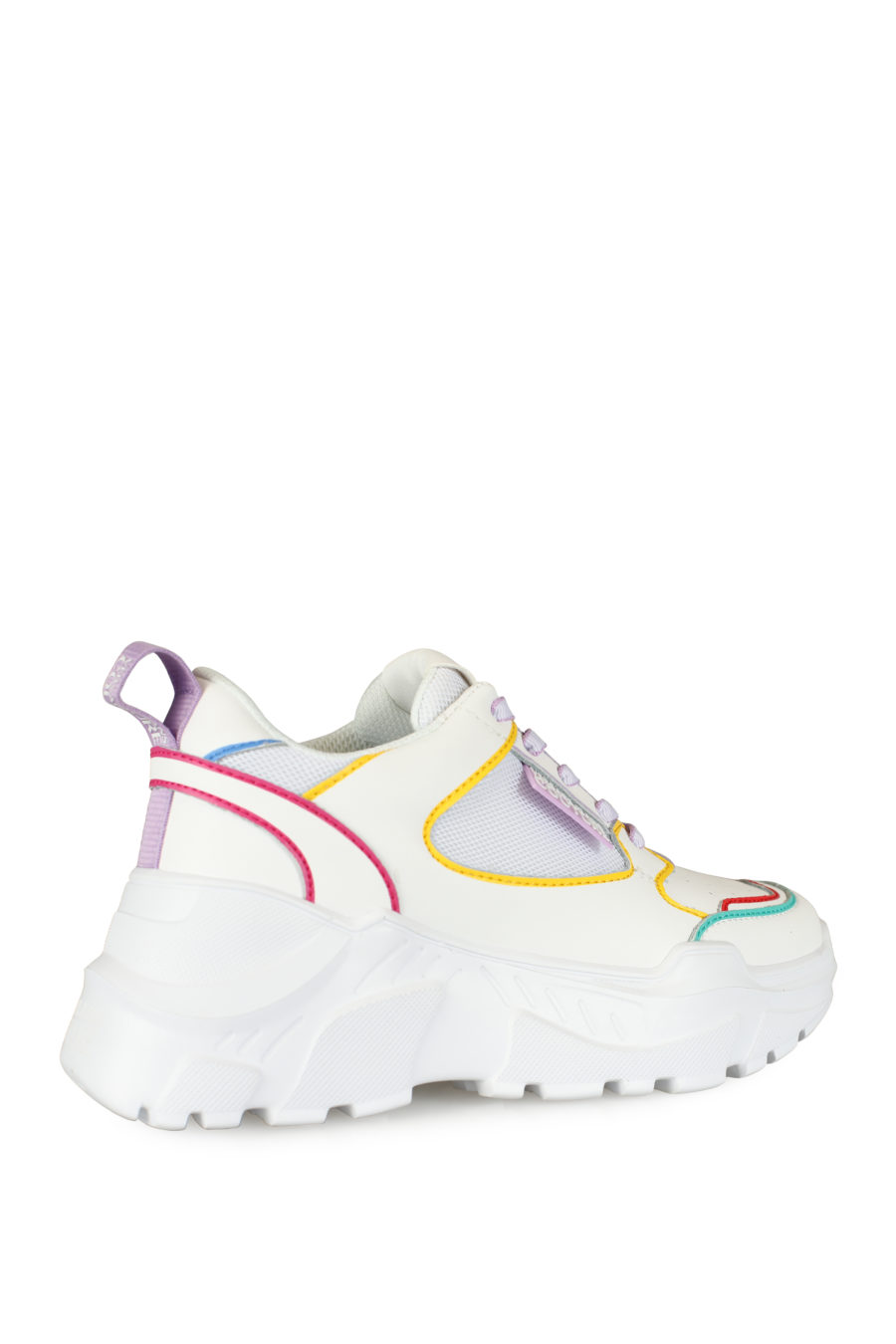 Zapatillas blancas con detalles de colores - IMG 3435