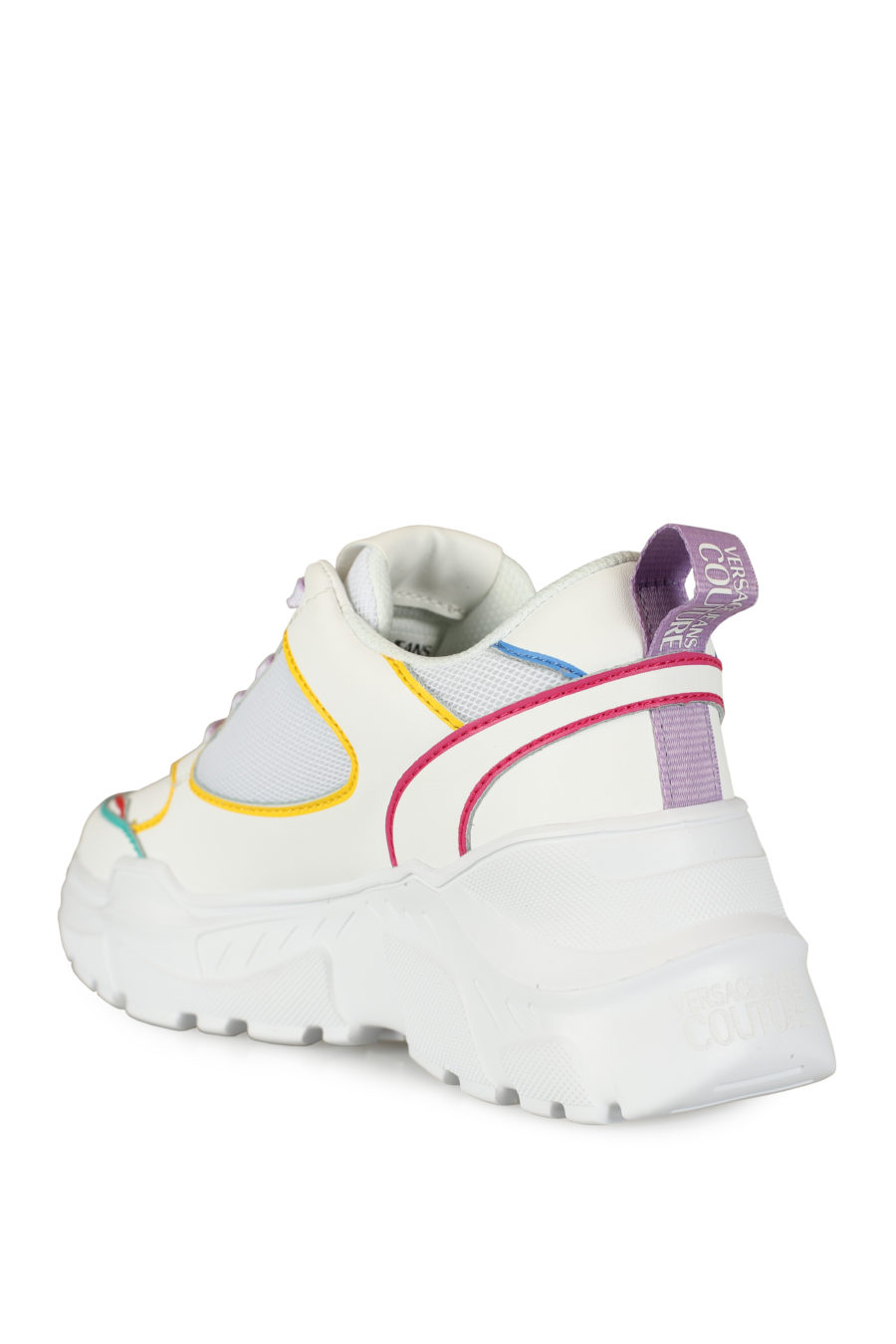 Zapatillas blancas con detalles de colores - IMG 3436