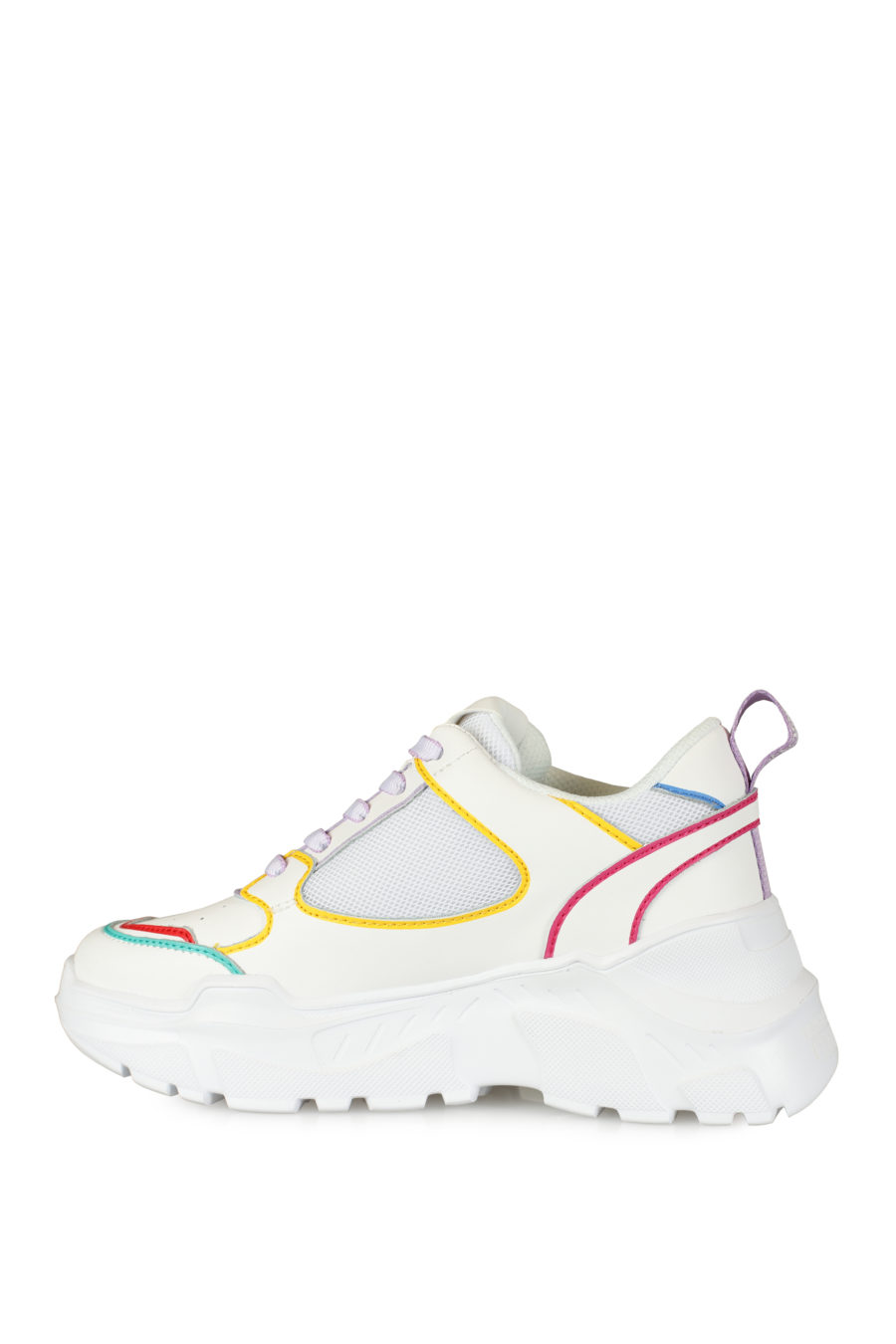 Zapatillas blancas con detalles de colores - IMG 3437