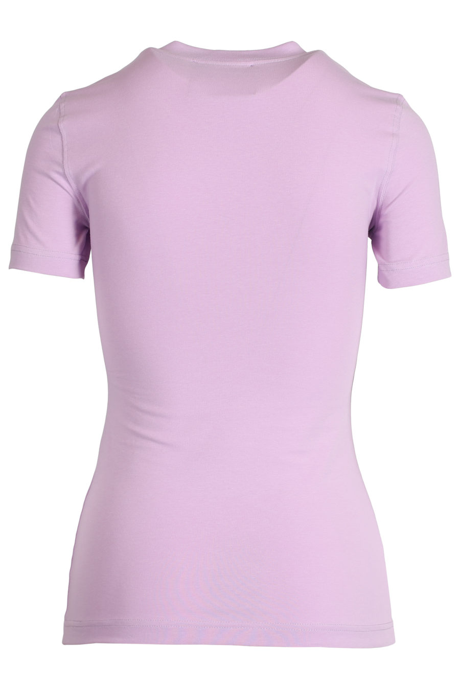Camiseta lila con logo plateado - IMG 5477