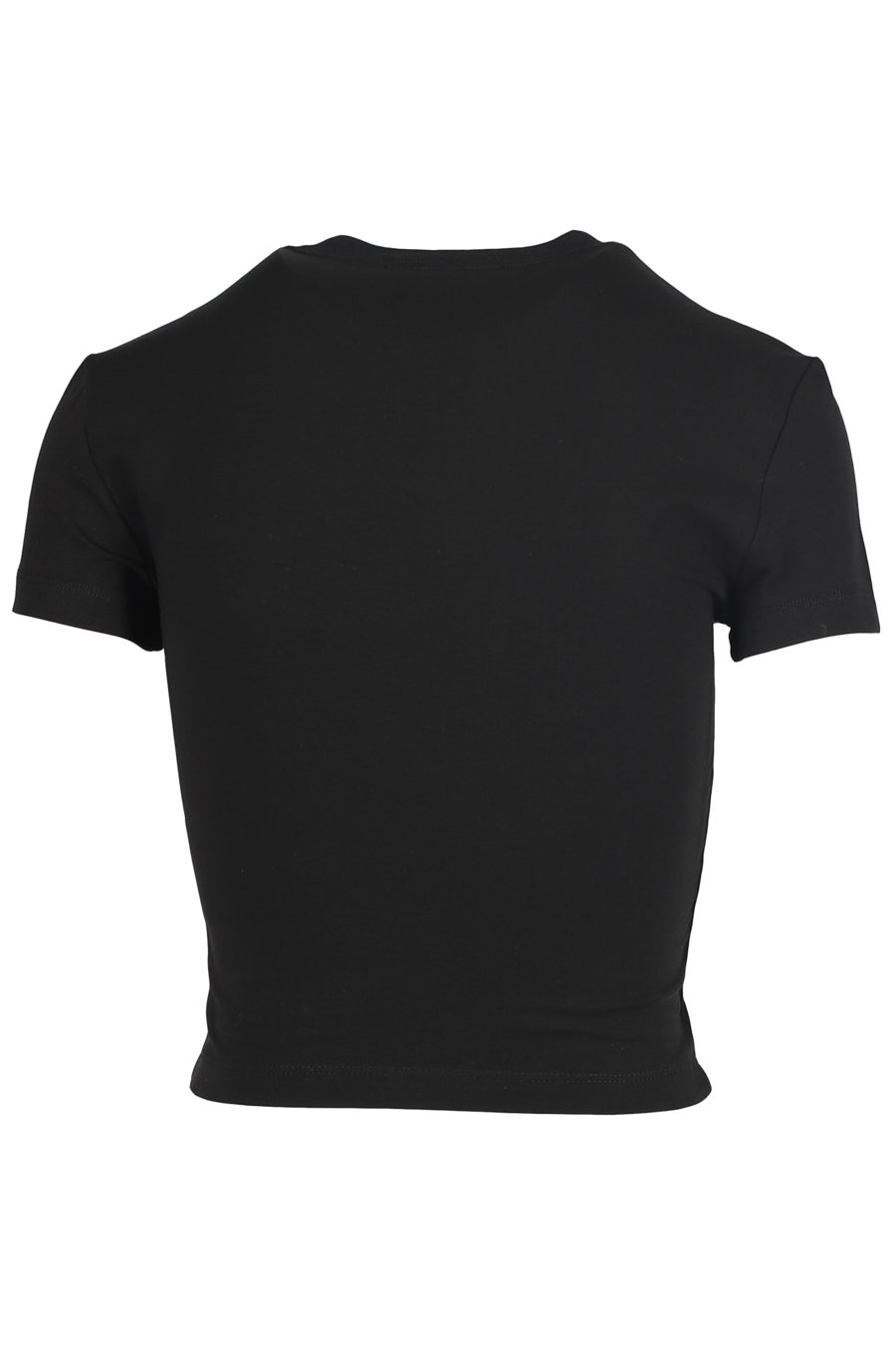 Camiseta negra con logo de purpurina - IMG 5484