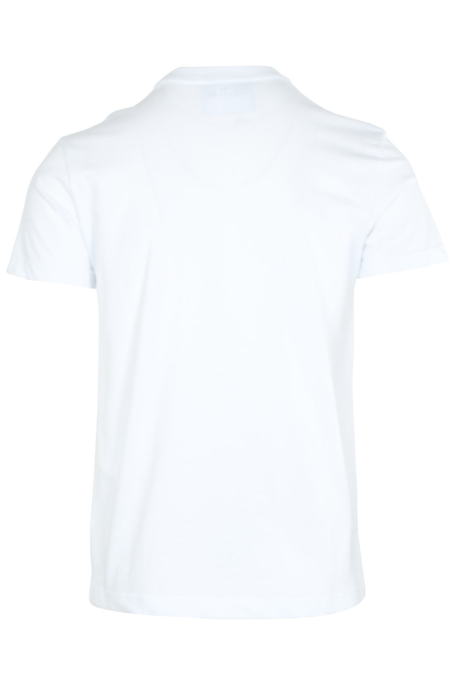 Camiseta de manga corta blanca con logo negro - IMG 6218