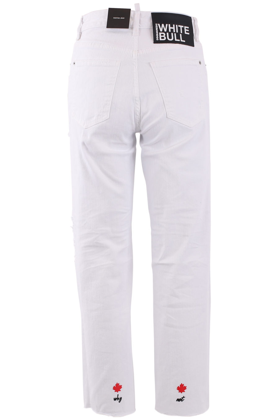 Pantalón tejano blanco desgastado "Boston jean" - IMG 6714