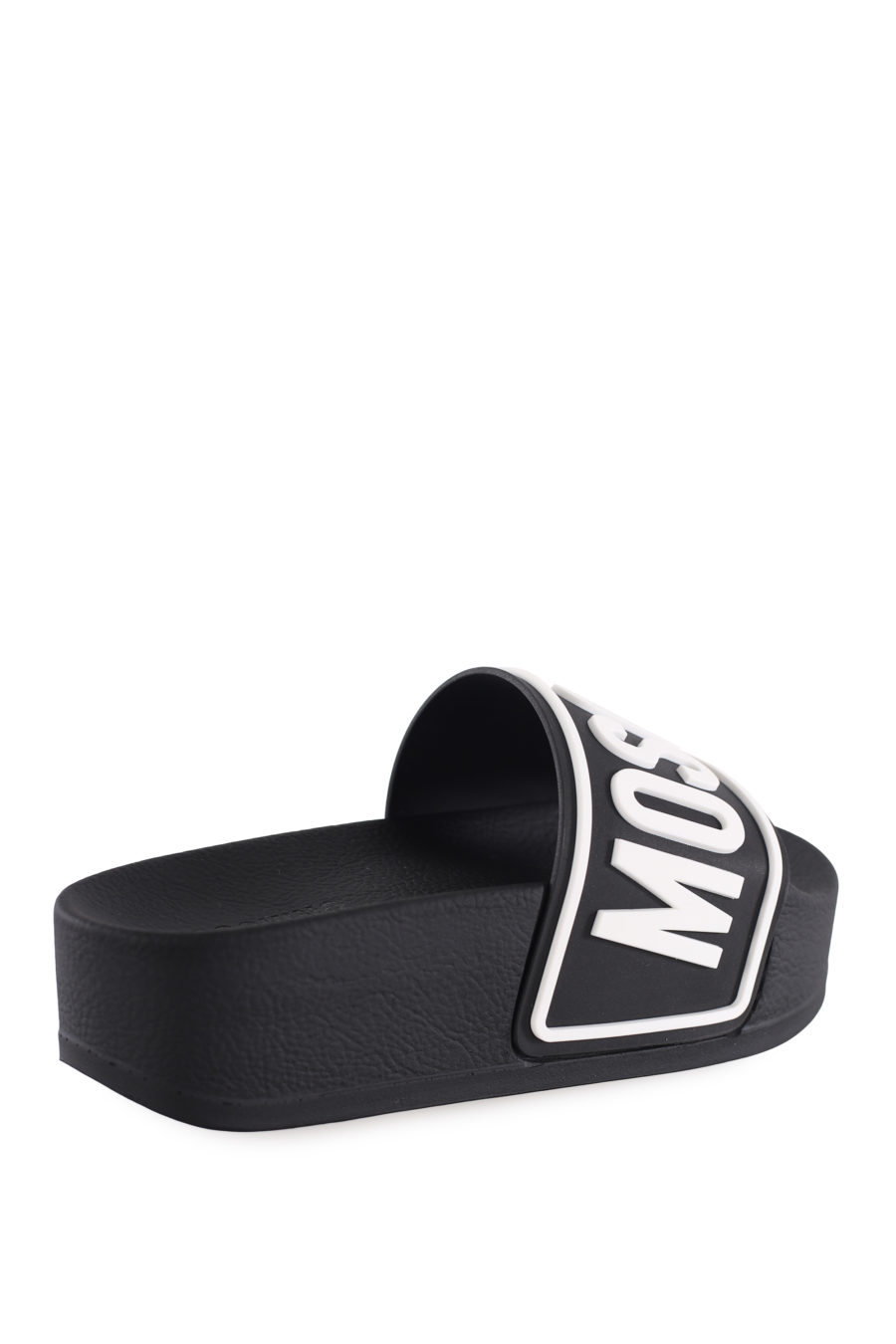 Black flip flops with white logo - IMG 7341