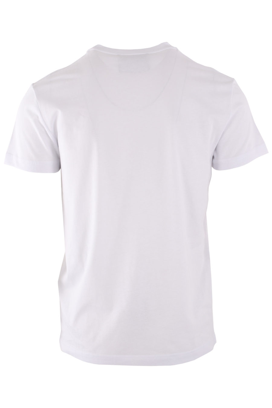 Camiseta blanca con logo plateado - IMG 8701
