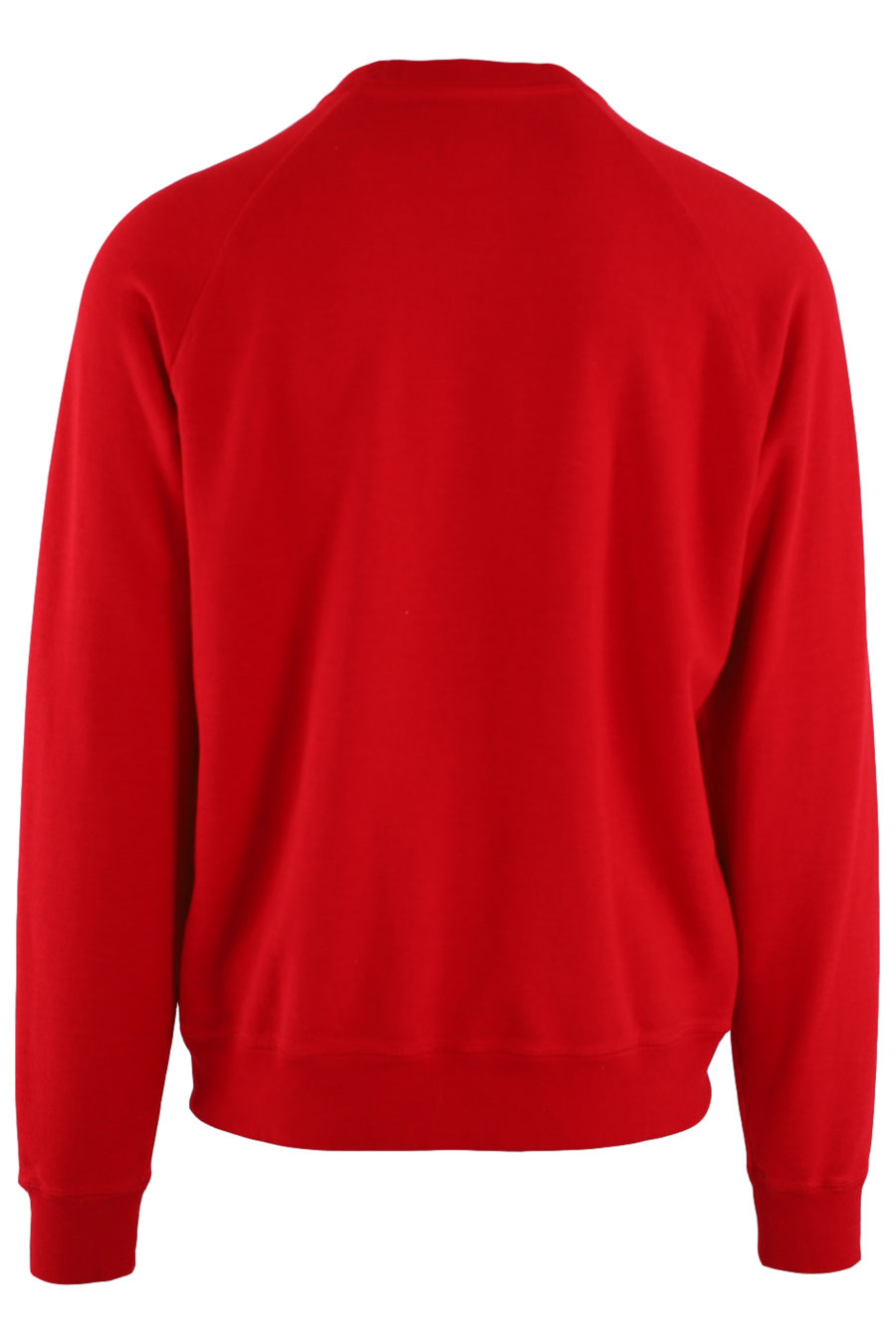 Sudadera roja con logo blanco centrado - IMG 8765