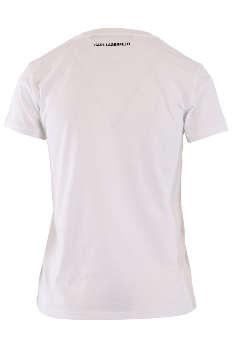 Camiseta blanca con "choupette" en strass - IMG 8971
