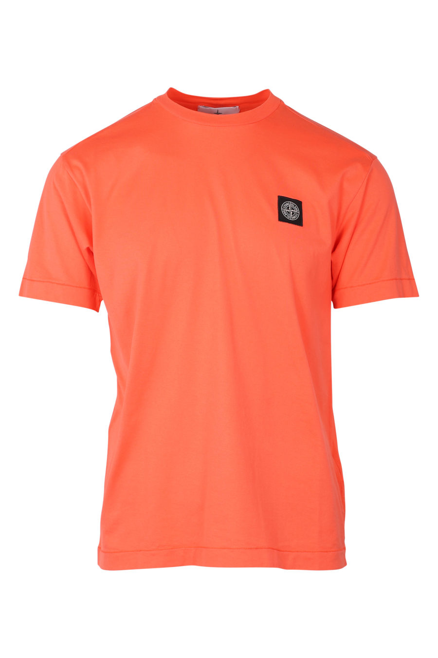 Camiseta de color coral con parche - IMG 9364