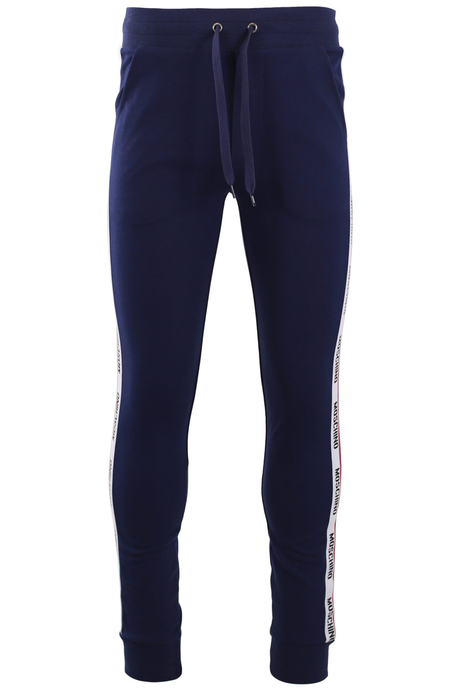Pantalón de chándal azul con logo en cinta laterales - IMG 9572