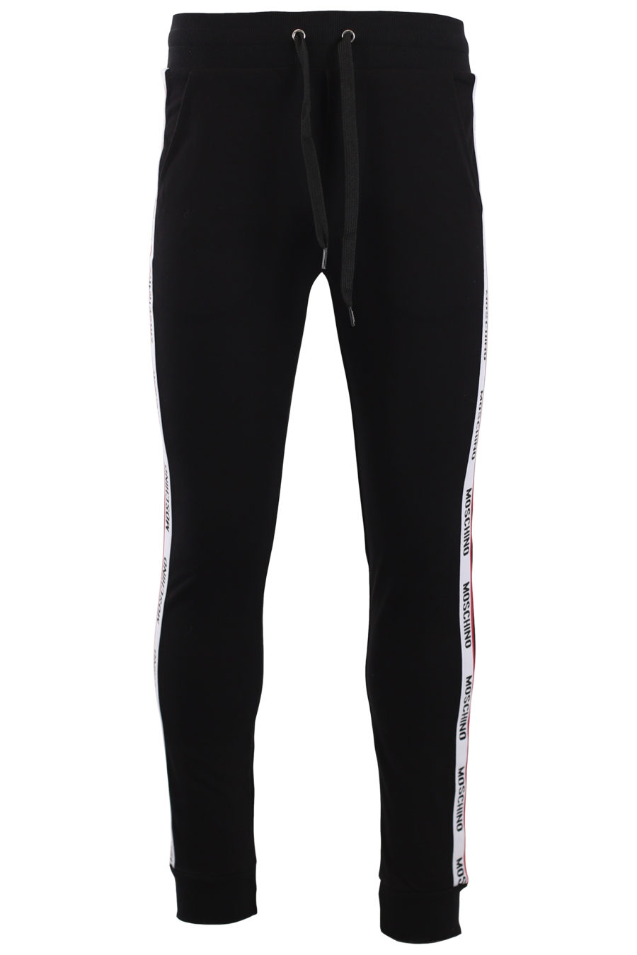 Pantalón chándal negro con logo en cinta laterales - IMG 9577