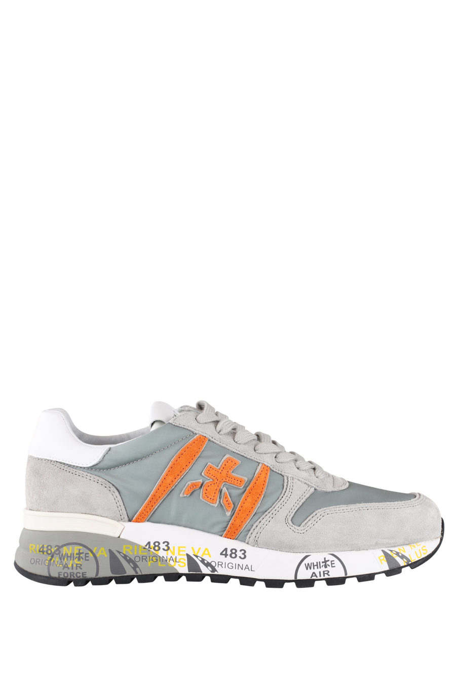 Zapatillas grises con detalles naranja "Lander" - IMG 9620