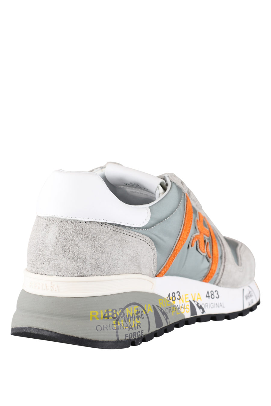 Zapatillas grises con detalles naranja "Lander" - IMG 9621