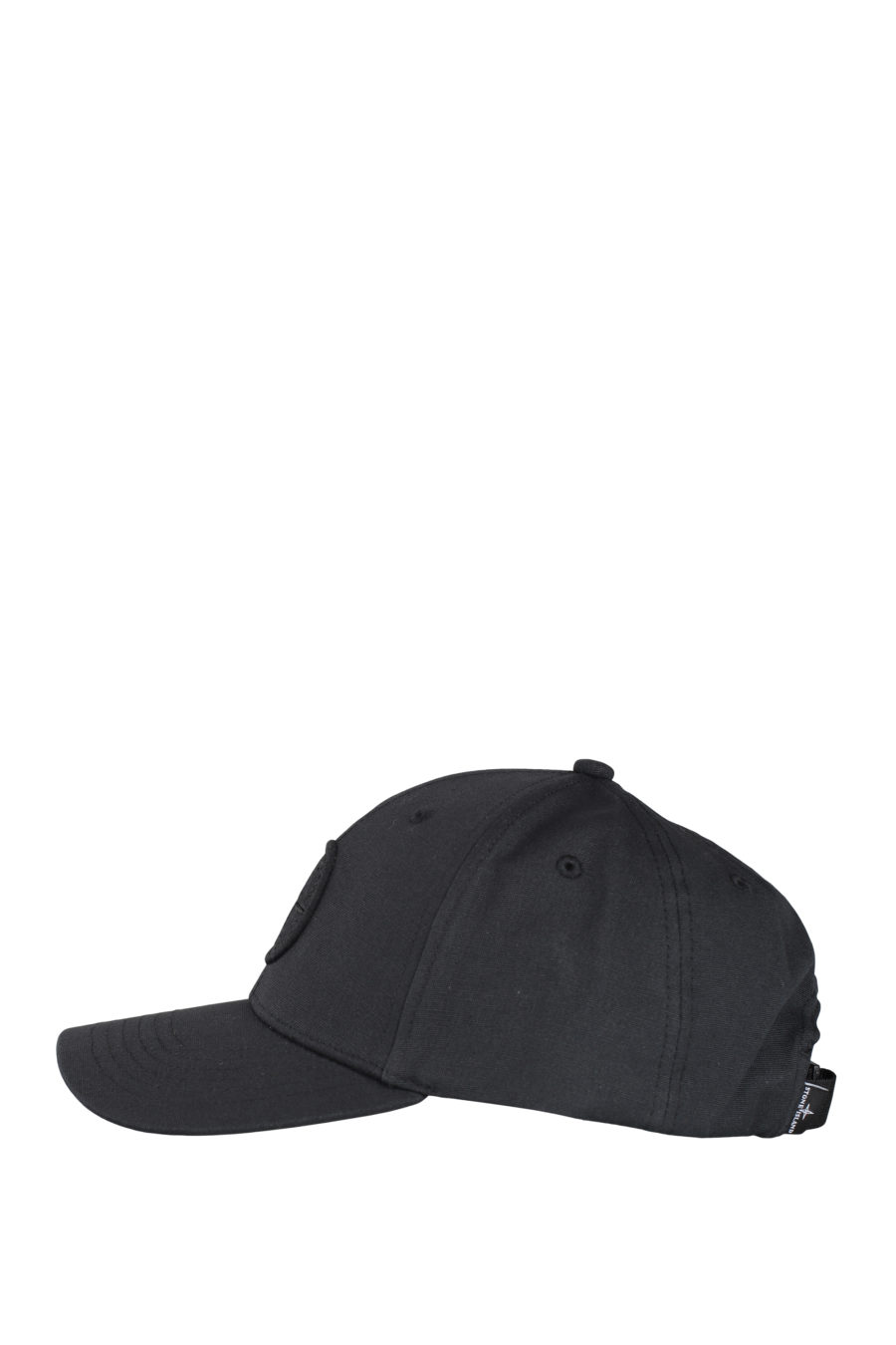 Gorra negra con logo parche - IMG 9710