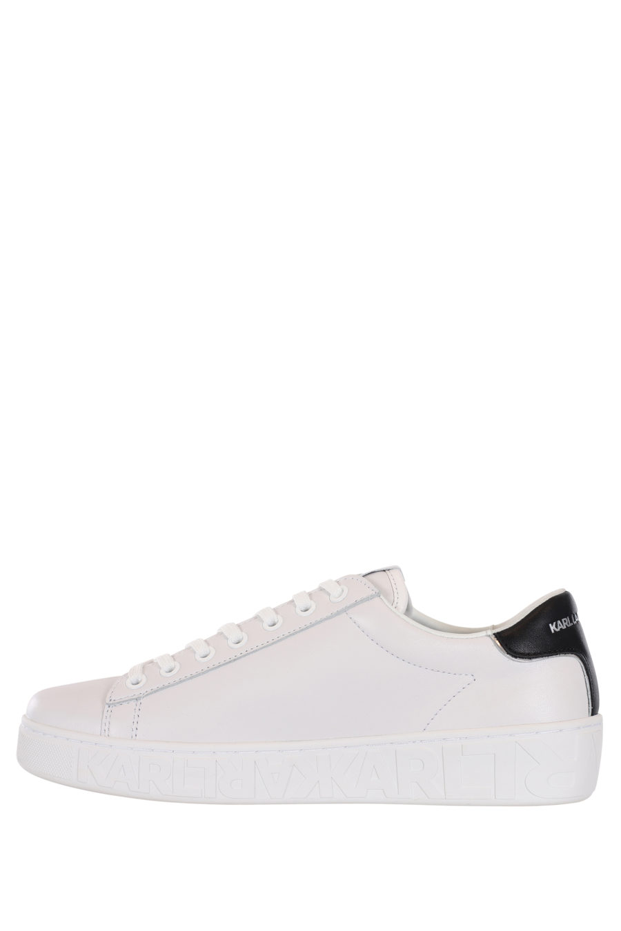 White trainers with silver metal "Lettering" logo - IMG 0029