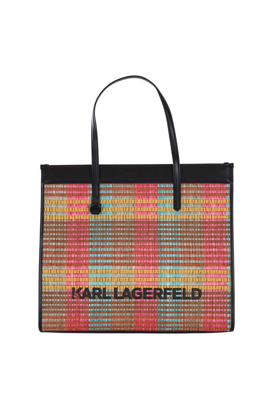 Multicoloured raffia tote bag - IMG 0116