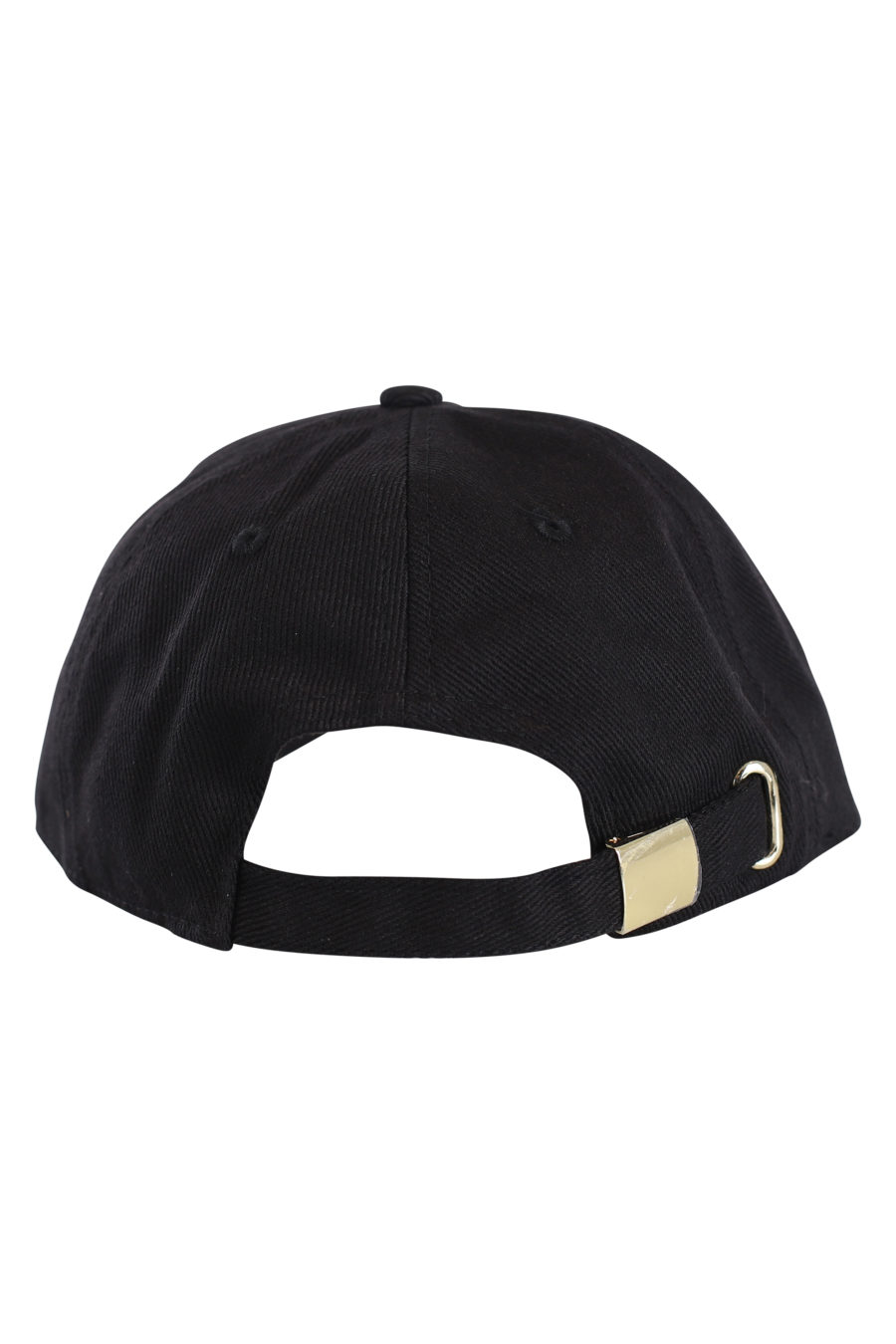 Gorra negra de pana con logo en "strass" - IMG 0160