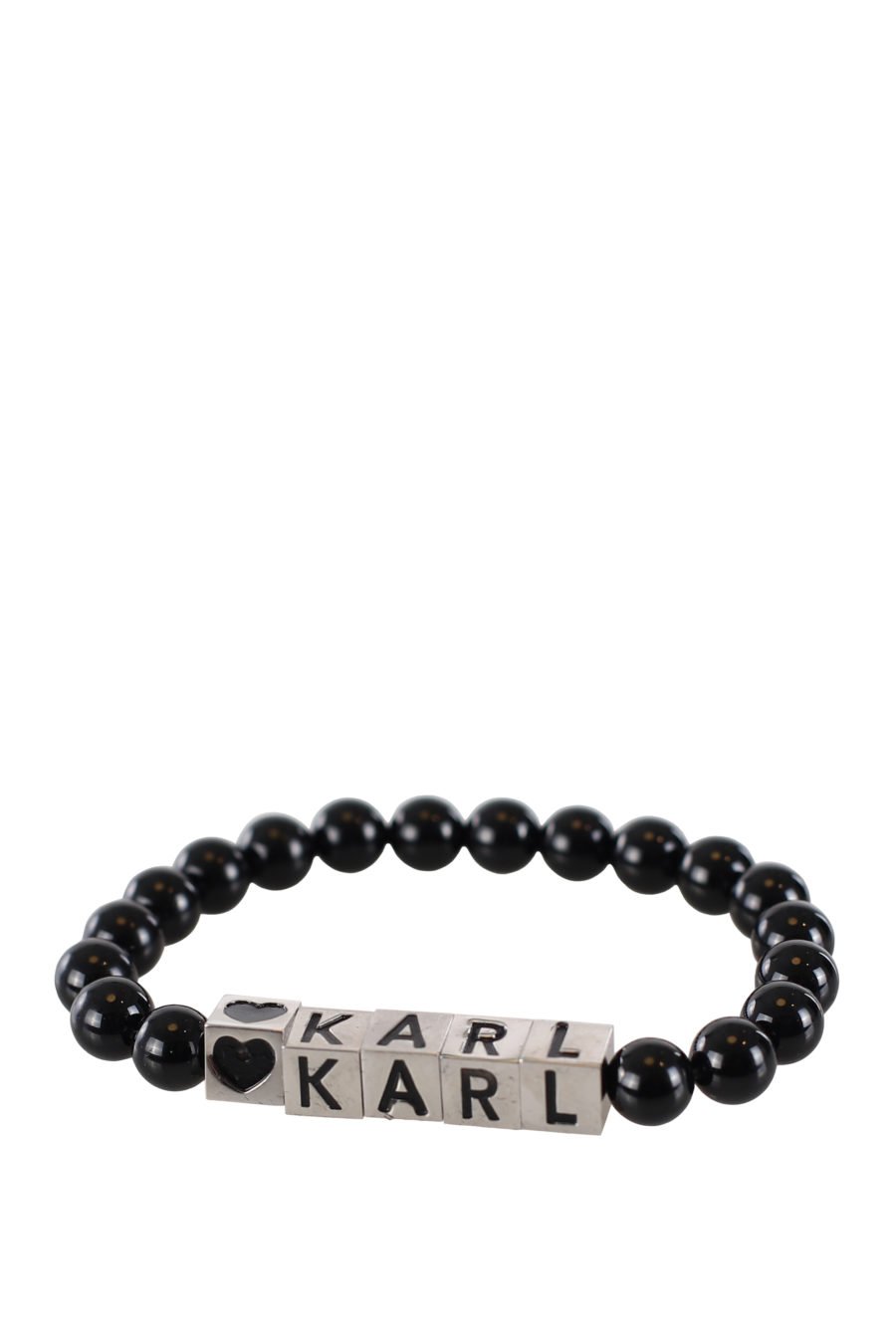 Black bracelet with lettering - IMG 0299