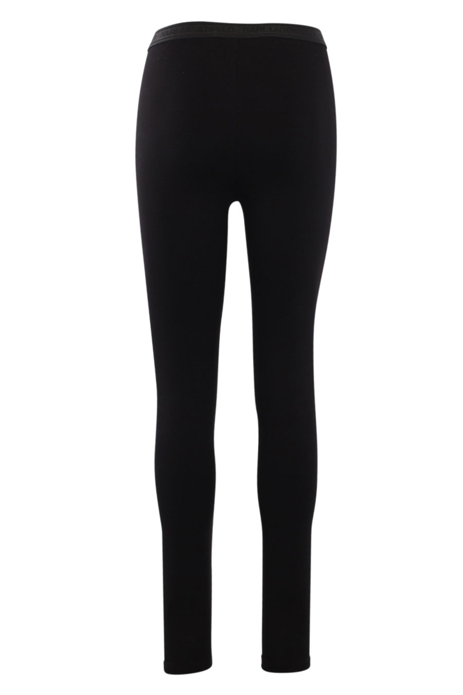 Black leggings with embroidered logo on the side - IMG 0505