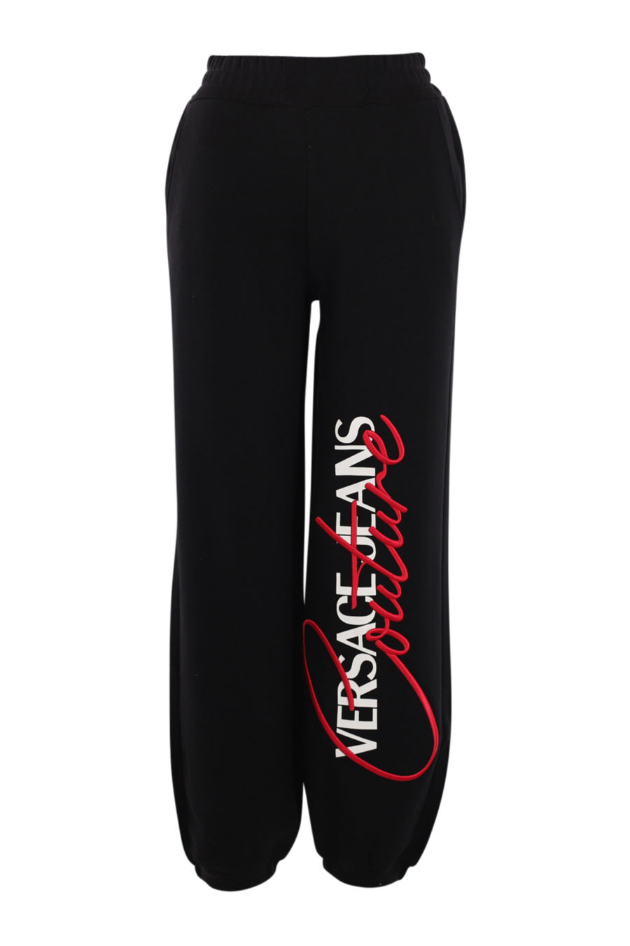 Pantalón chándal negro con logo grande lateral - IMG 0543