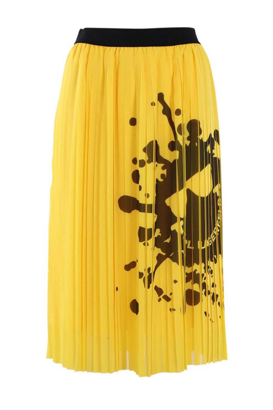 Yellow skirt with "smiley" logo - IMG 0546