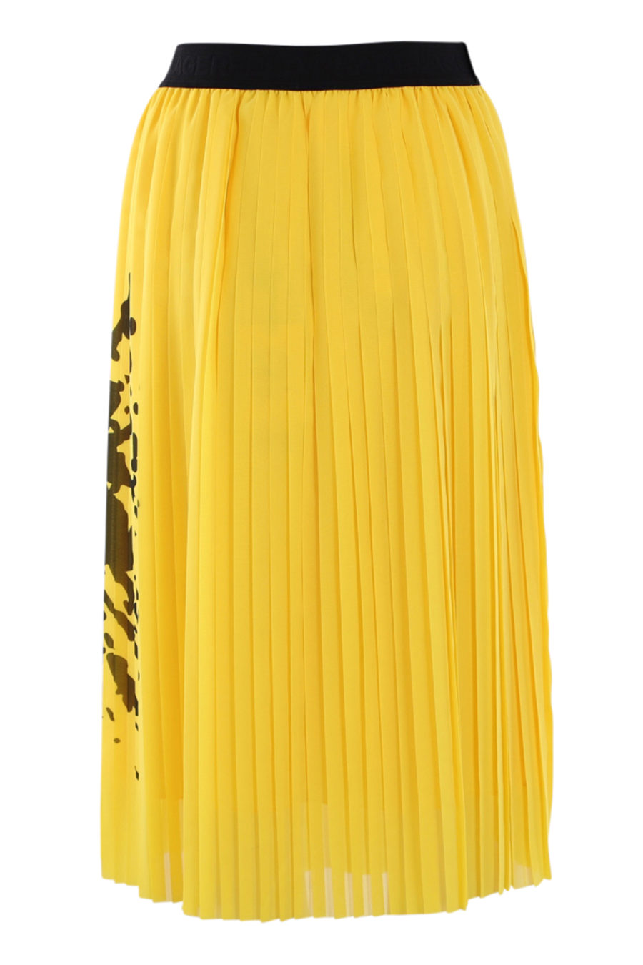 Yellow skirt with "smiley" logo - IMG 0547
