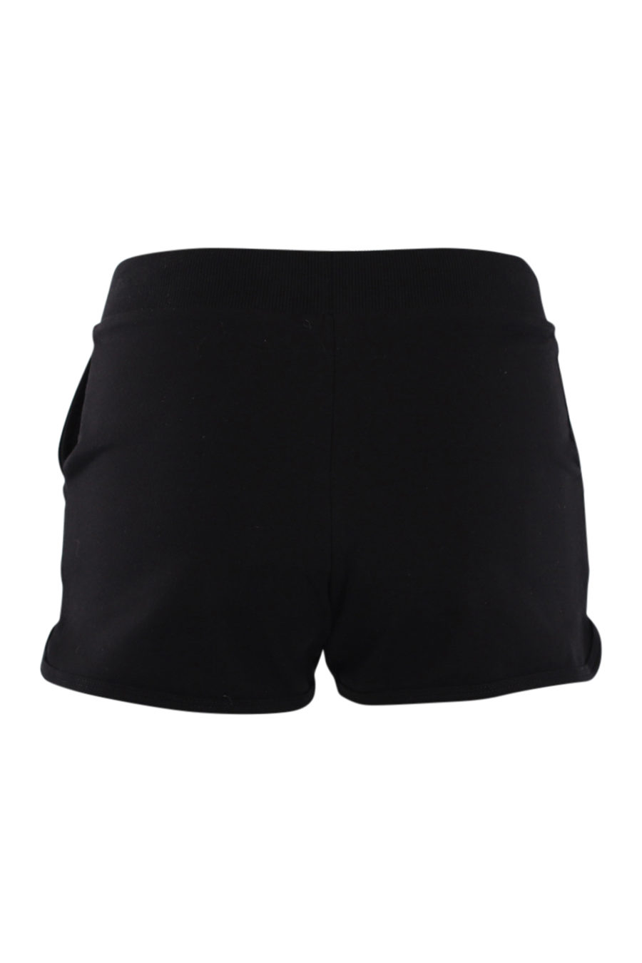 Pantalón corto negro con logo tropical - IMG 0559