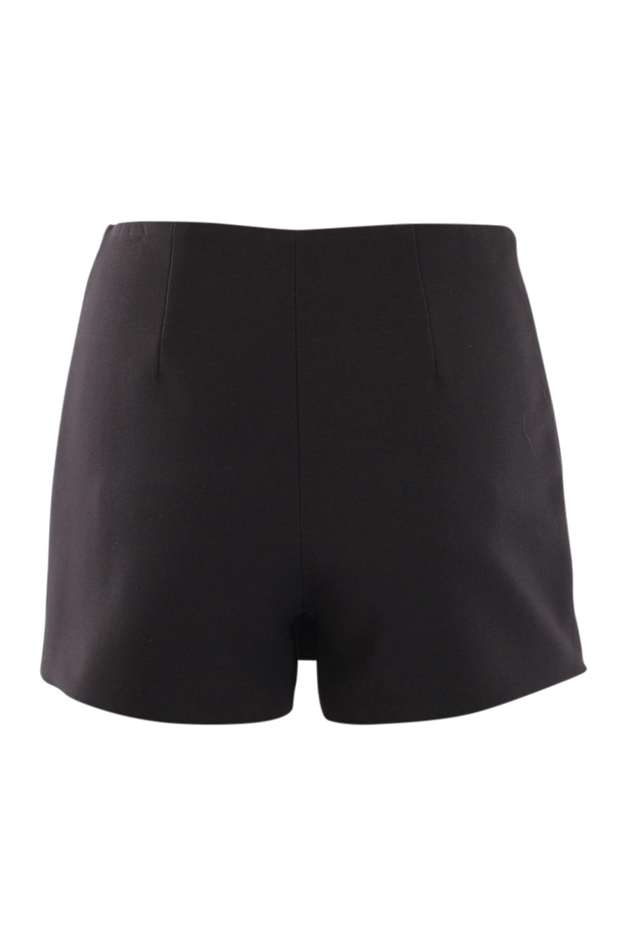 Black pleated shorts with gold buttons - IMG 0584