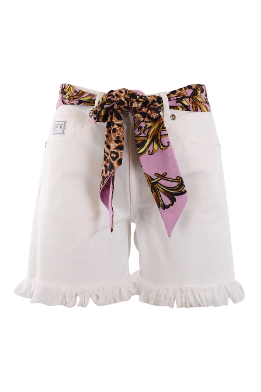 Pantalón corto blanco con pañoleta reversible - IMG 0591