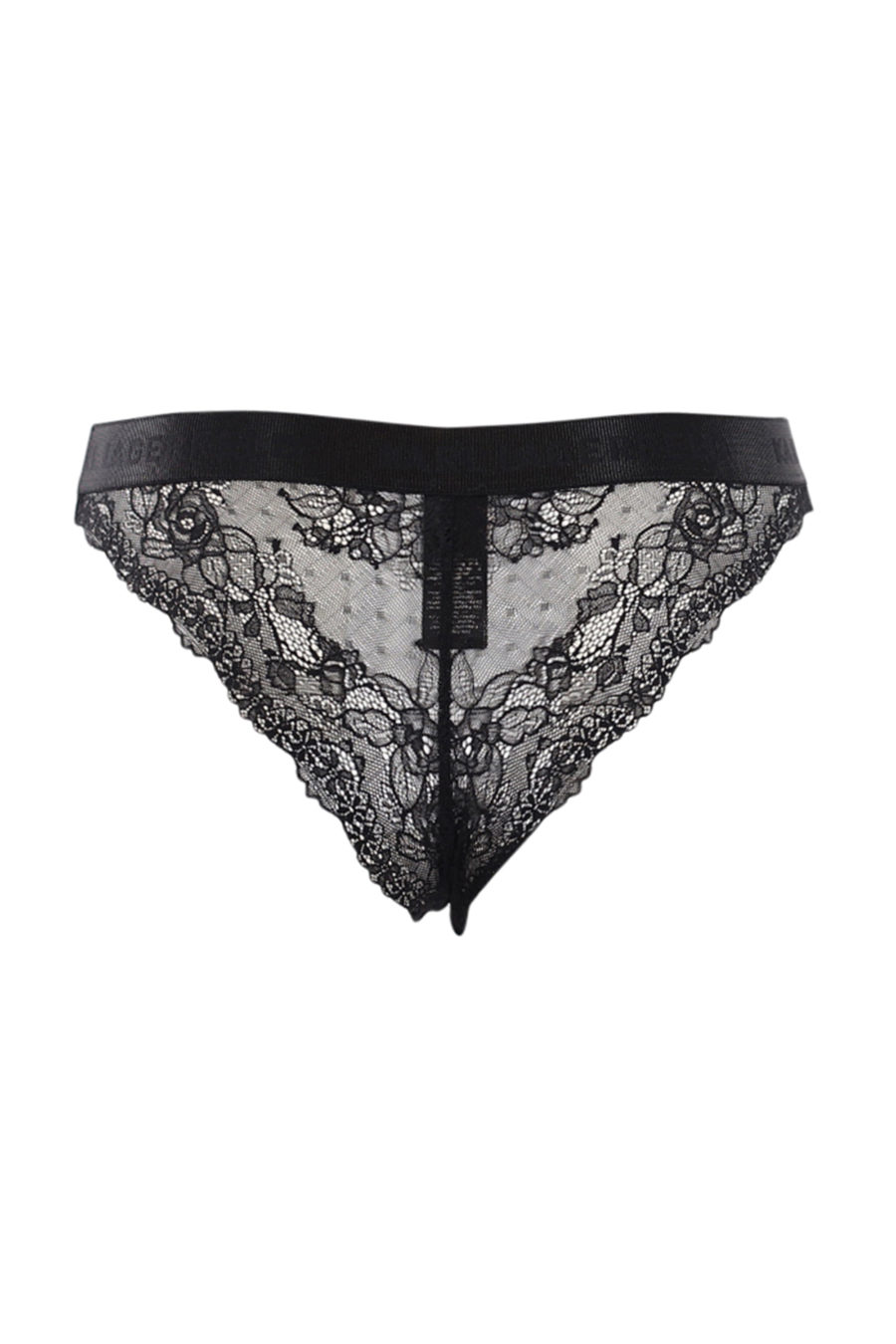 Black knickers with lace detail - IMG 0604
