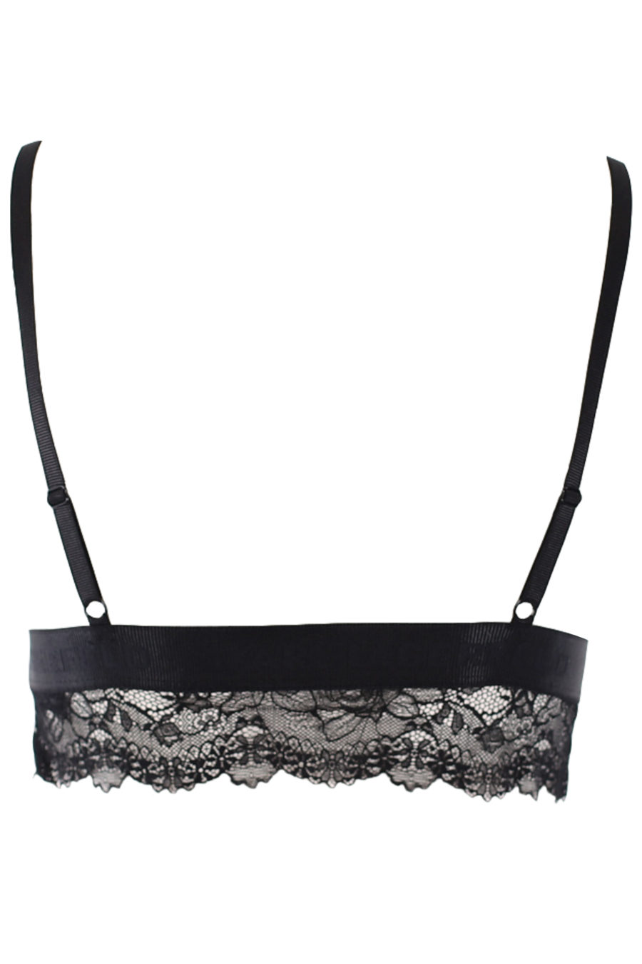 Black lace bra with long line - IMG 0650