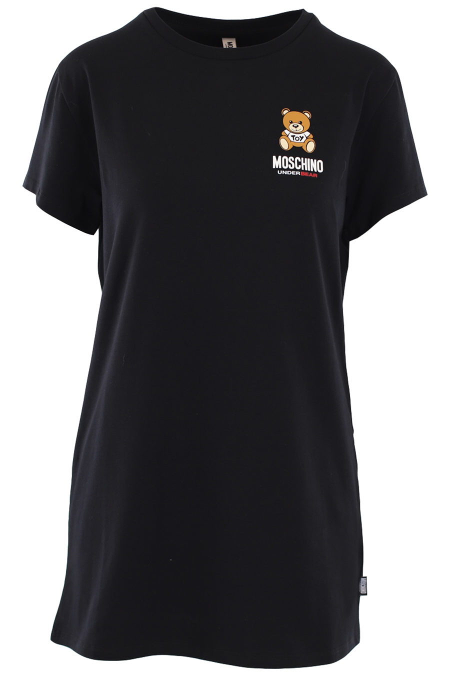 Camiseta negra larga con logo oso "underbear" - IMG 0727