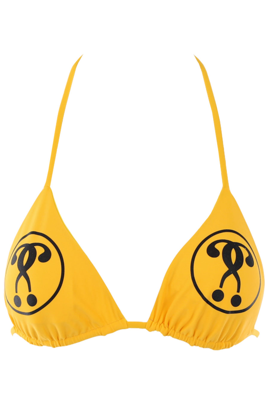 Top de bikini amarillo con logo doble pregunta - IMG 0790