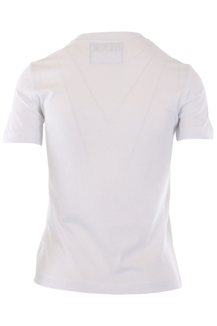 Camiseta blanca con logo multicolor centro - IMG 0794