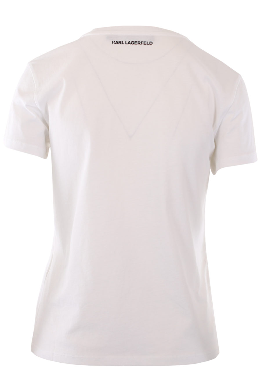 Camiseta blanca con logo multicolor de goma - IMG 0812