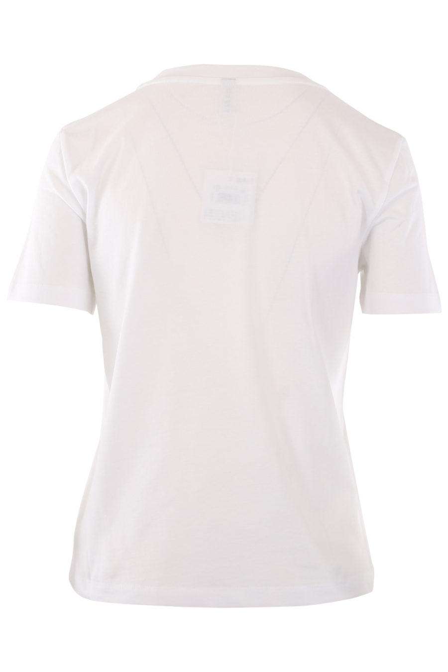 Camiseta blanca con logo tropical - IMG 0814